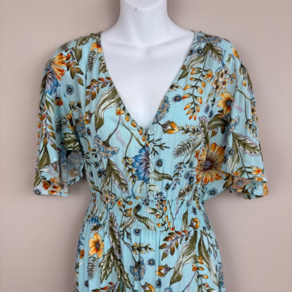 Abel the Label Floral Cottage Maxi Dress - Size Small - Picture 2 of 10